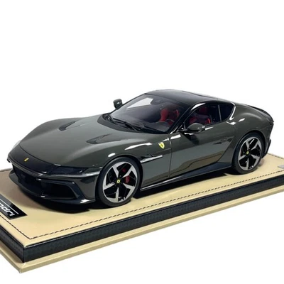 Modellino Auto MR Models 1/18 Ferrari 12 Cilindri Grigio Scuro Limited Edition - Immagine 1 di 4