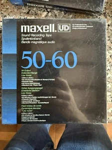 Maxell UD 50-60 (N) Audio Recording Tape Sealed Reel Tastro Coil Revox Akai - Bild 1 von 1