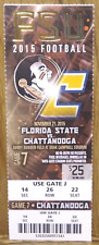 Florida State Seminoles vs. Chattanooga 11-21-2015 Ticket Stub ~ Dalvin Cook 2TD
