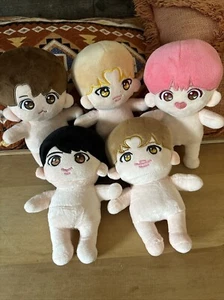 LOT KPOP Bangtan Boys Plush Kim TaeHyung Poppet-TAE V Doll Stuffed + Bts Suga - Picture 1 of 9