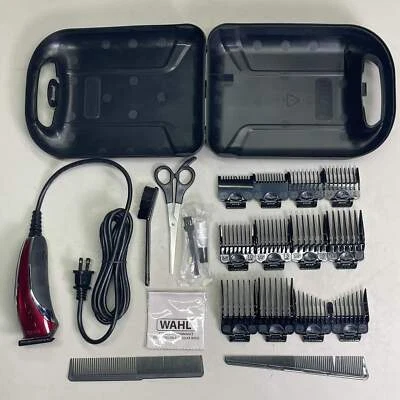 WAHL Multi-Purpose Grooming Kit Men Extreme Power & Easy Clean Blades Red 79607 - Image 1 of 4