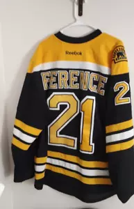 BOSTON BRUINS Andrew Ference #2 1 Black , 2012-13 Game Worn Jersey jersey w/ LOA - Picture 1 of 6