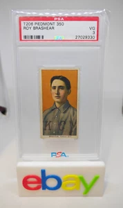 1909-11 T206 Piedmont 350 Roy Brashear béisbol PSA 3 - Imagen 1 de 1