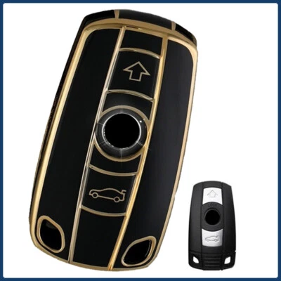 TPU Remote Car Key Fob Cover For 2006-2011 BMW 1 3 5 6 Series X5 X6 Z4  - Image 1 of 4