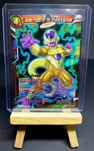 Golden Frieza For the Universes Survival BT1l6-010 UC Pre Release Foil Dragon Ba - Picture 1 of 2