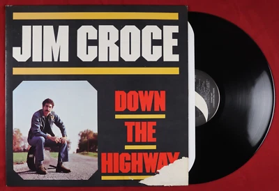 Jim Croce Down The Highway - 1980 Vinyl Record LP - LifeSong LS 8030 - VG+/VG - Image 1 of 4