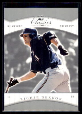 2001 Donruss Classics Richie Sexson #74 Milwaukee Brewers - Image 1 of 2