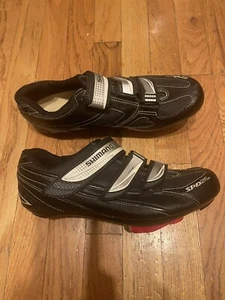 Shimano Unisex Bike Riding Shoes 3-straps Pre-installed Delta Cleats In/Outdoor - Picture 1 of 10