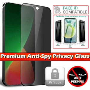 Tempered Glass Privacy Screen Protector For Samsung S23 Ultra S22 S21 A52 A53 - Picture 1 of 10