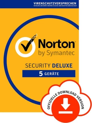 Norton Security Deluxe 2025 5 Geräte 1 Jahr | Internet Security | Kein ABO - Bild 1 von 4