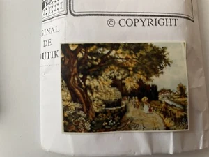 Goblen Gobelin Needlepoint Canvas Complete Kit Promenade Garden Trees River - Picture 1 of 10