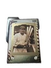 1994 Guyana Babe Ruth Sultan of Swat Stamp Cards #10 Babe Ruth ~A8Y