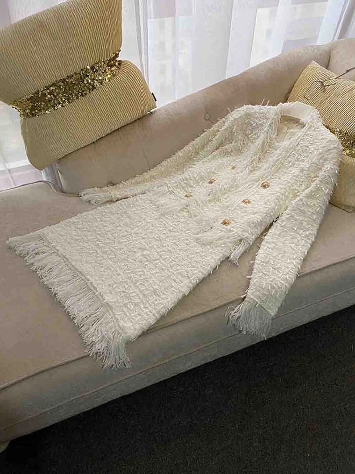 Abrigo Borla Doble Pecho Hecho a Medida 2 Piezas Traje Plus 1X-10X L770 Foto 1 de 4