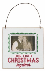 Our First Christmas Ornament Frame with Easel Primitives by Kathy - Picture 1 of 1