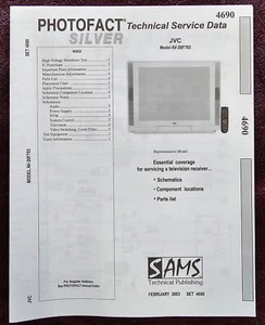 Sams Photofact 4690 Service Manual for JVC AV-20F703 - Picture 1 of 1