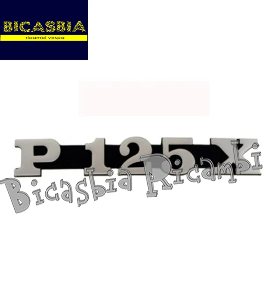 1705 - TARGHETTA COFANO LATERALE VESPA PX 125 P125X PX BICASBIA CERIGNOLA