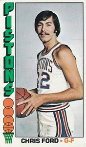 1976-77 TOPPS NBA CHRIS FORD DETROIT PISTONS BASKETBALL JUMBO CARDS