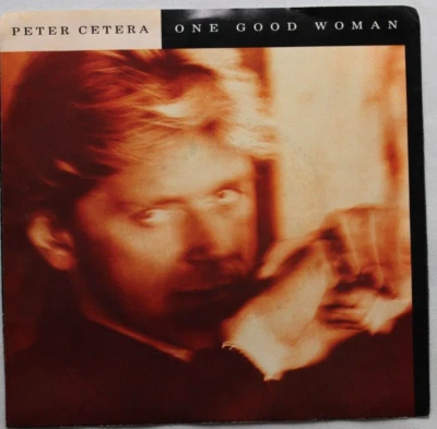 PETER CETERA ONE GOOD WOMAN / ONE MORE STORY 45 7" VINYL & PICTURE SLEEVE EX - Image 1 of 2