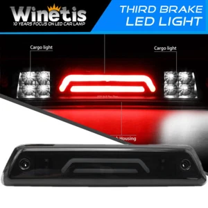 For 2009-18 Dodge Ram 1500 2500 3500 Smoke LED Third 3rd Brake Cargo Light Lamp - Picture 1 of 10