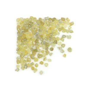 Natural Loose Rough Cut Diamond 5.00 Ct Yellow Color Uncut Drilled Bead Q77-1 - Picture 1 of 10