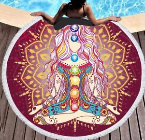 3D Woman Magic ZHU353 Summer Plush Fleece Blanket Picnic Beach Towel Dry Zoe