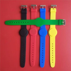10Pcs RFID Waterproof 125KHz EM4100 Wristband Bracelet Read Only ID Card - Picture 1 of 6
