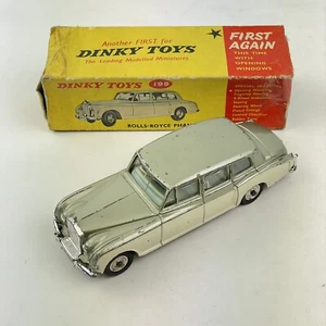 Vintage Boxed Dinky Toys No. 198 Rolls Royce Phantom V Box A/F - Picture 1 of 18