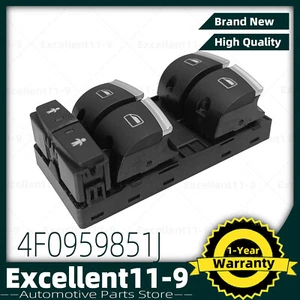 Left Master Driver Window Control Switch 4F0959851J For Audi Q7 2010 2011-2015 - Bild 1 von 10