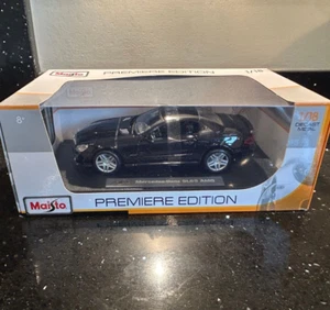 Mercedes SL65 AMG Maisto 1:18 Diecast Model Car – Boxed, metallic black - Picture 1 of 11