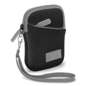 Compact Digital Camera Carrying Case with Neoprene , Belt Loop and Wrist Strap - Picture 1 of 9