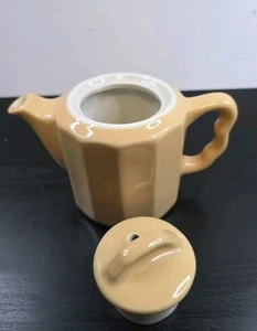 Vintage Hall Yellow Teapot Mini Size MCM  - Picture 1 of 5