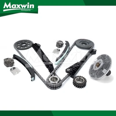 Kit de cadena de distribución embrague ventilador apto para Ford E-250 Econoline F-150 F-250 Super Duty 5,4 L Foto 1 de 4