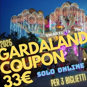 Buono Sconto Gardaland Coupon Online  33€ A Biglietto Per 3 Persone  - Zdjęcie 1 z 1