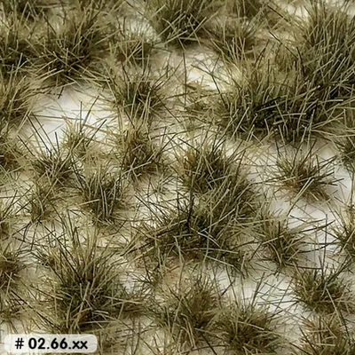 Grasbüschel zweifarbig Herbst 2-6mm - 15 x 21cm für Modellbau & Eisenbahn - Bild 1 von 2