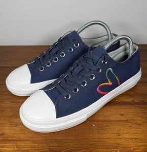 Paul Smith Kinsey Canvas Navy Lace Up Casual Trainers UK 7 (40) - Picture 1 of 12