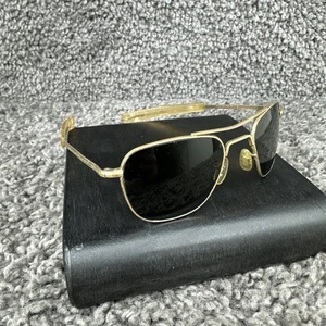 GAFAS DE SOL DE AVIADOR VINTAGE AMERICAN AO OPTICAL 1/10 12K GF 5 1/2 EDICIÓN MILITAR - Imagen 1 de 13