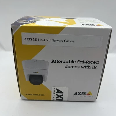 AXIS M3115-LVE Network Camera 01604-001 Indoor/Outdoor flat-faced 1080p dome - Image 1 of 4