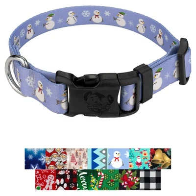 Country Brook Petz® Deluxe Dog Collar - Christmas Collection -Made In The U.S.A. - Image 1 of 4