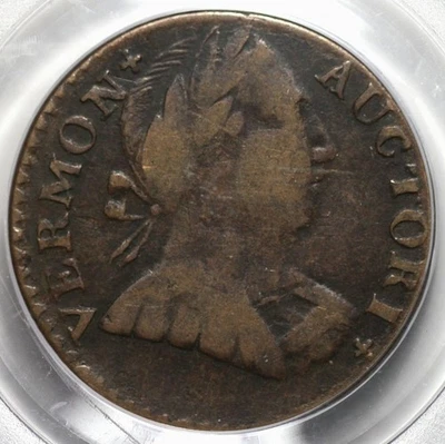 1788 Vermont Colonial Copper, Bust Right, RR-25, PCGS VG-10 - Image 1 of 4