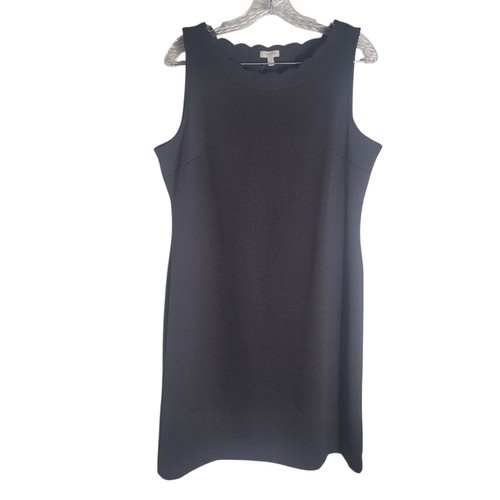 VETEMENTS NUOVO abito Talbots scollo a capesante tubino donna medio petite nero carriera base