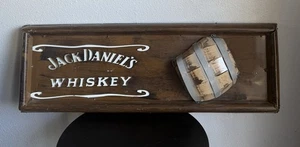 Letrero colgante de whisky Jack Daniels con barril - decoración de cueva de hombre - whisky de Tennessee - Imagen 1 de 4