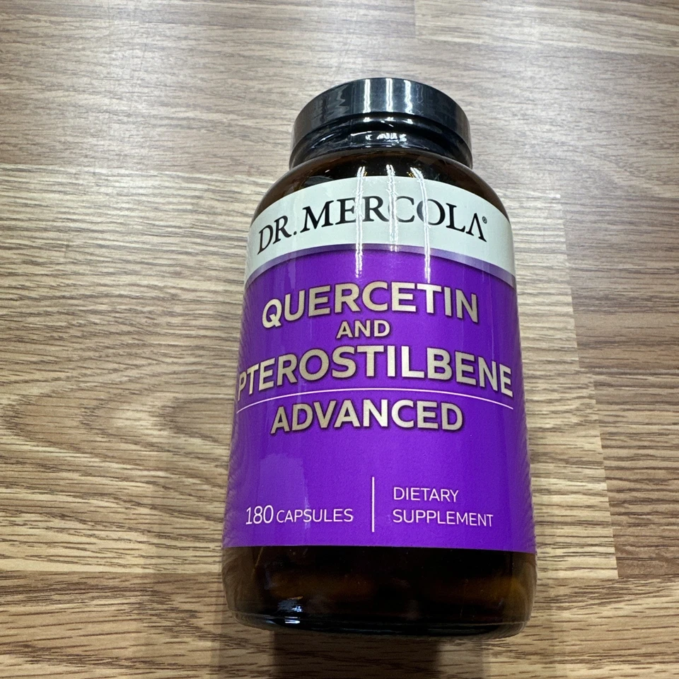 Dr. Mercola Quercetin and Pterostilbene Advanced 60 Capsules