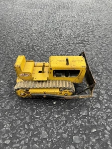 "Topadora Tonka vintage 9"" acero prensado amarillo EE. UU. funcionando" - Imagen 1 de 8