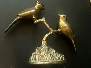 Andrea by Sadek Brass Birds - Vintage Bird Figure - Figurine - Collectable - Picture 1 of 3