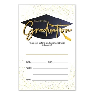Graduation Cap Graduation Party Invitations Senior Graduation Announcement In... - Picture 1 of 4