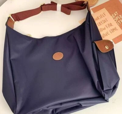 Le Pliage Messenger Shoulder Navy Waterproof Foldable 30cm x 10cm x 33cm Outlet - Image 1 of 2