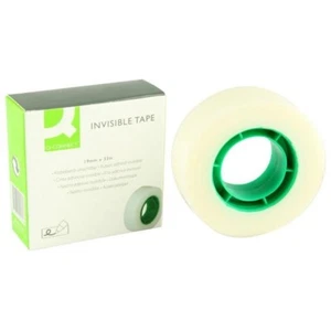 5 x CINTA MÁGICA INVISIBLE - 19MM x 33M ROLLO - Q CONNECT - SOLO £3.99 - Imagen 1 de 1
