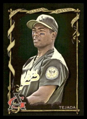 2023 Topps Allen & Ginter X SP Card #340 MIGUEL TEJADA Oakland Athletics - Image 1 of 2