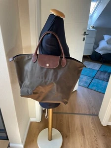 Originale Le Pliage Tasche von Longchamp in Khaki - Bild 1 von 7