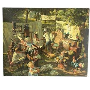 Bob Byerley Giclee Canvas Print The Health Clinik Signed Rare Unusual Sample - Picture 1 of 8